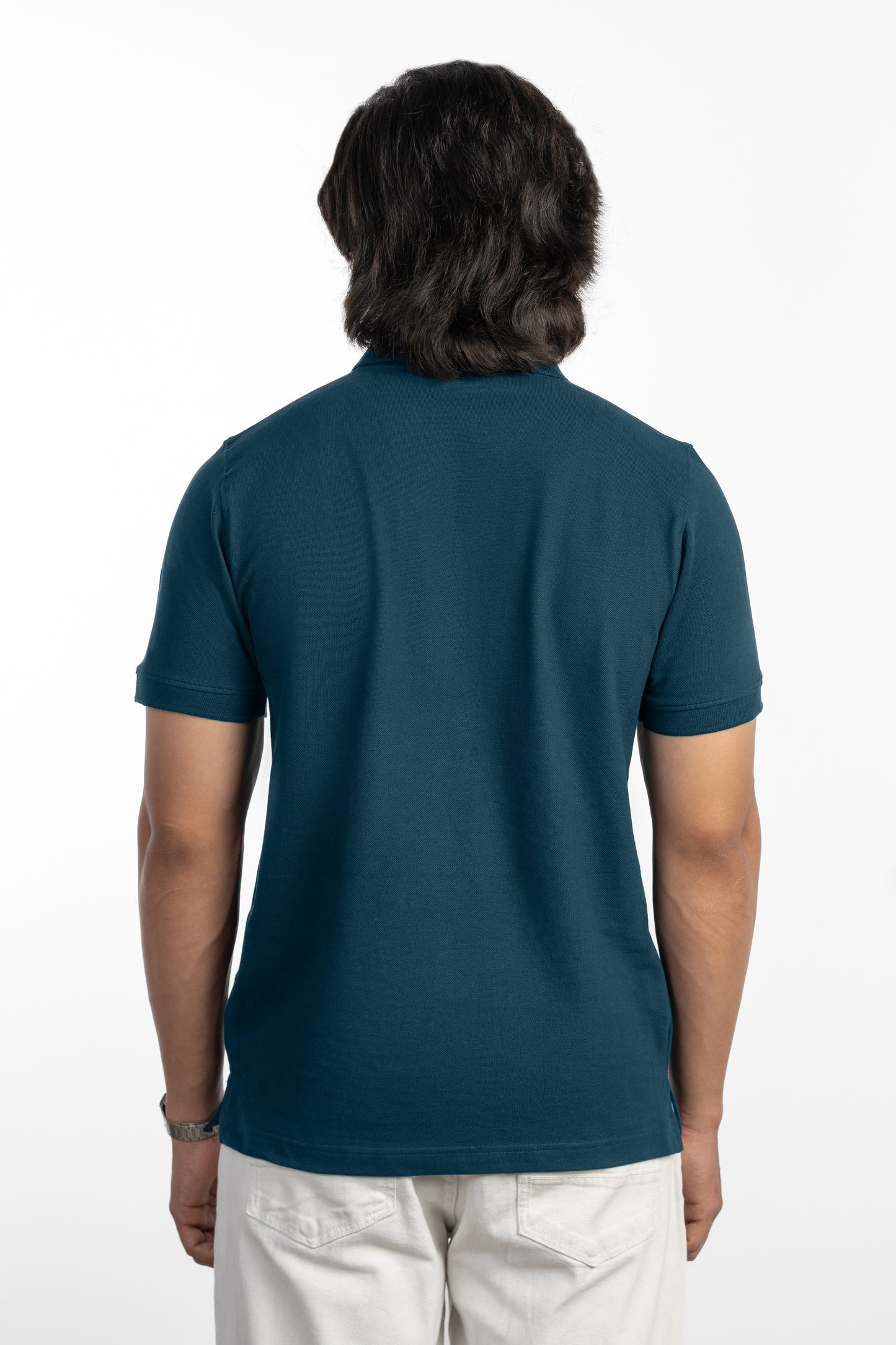 ESSENTIAL POCKET POLO - MYSTIC TEAL