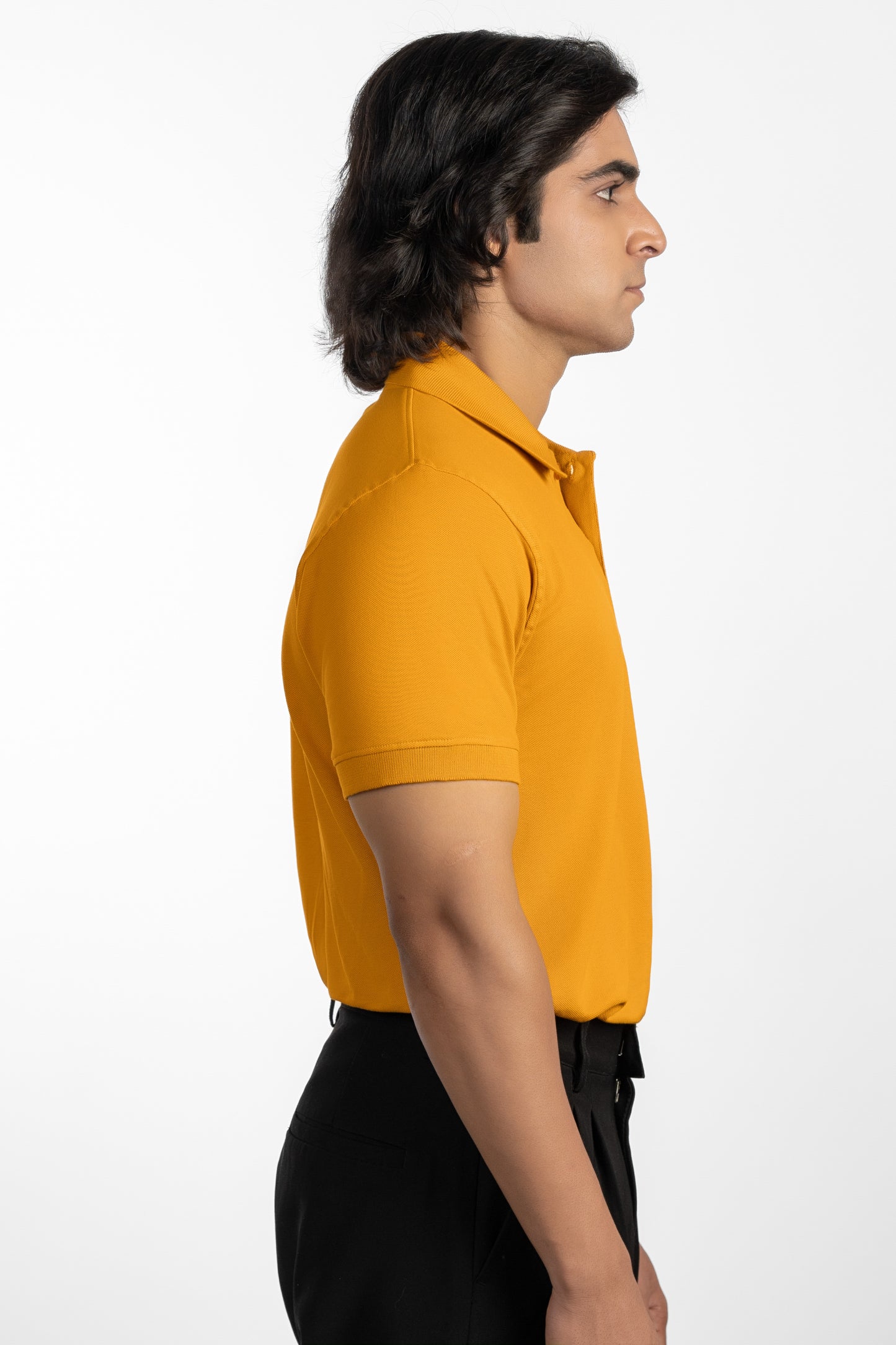ESSENTIAL POCKET POLO - RICH GOLDEN YELLOW