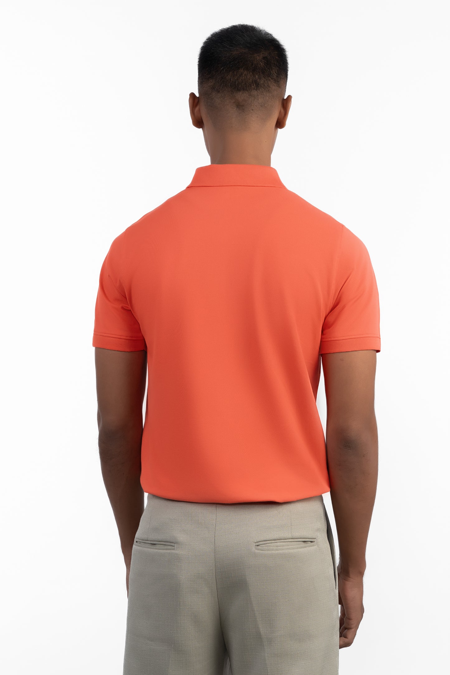 ESSENTIAL POCKET POLO - NEON ORANGE