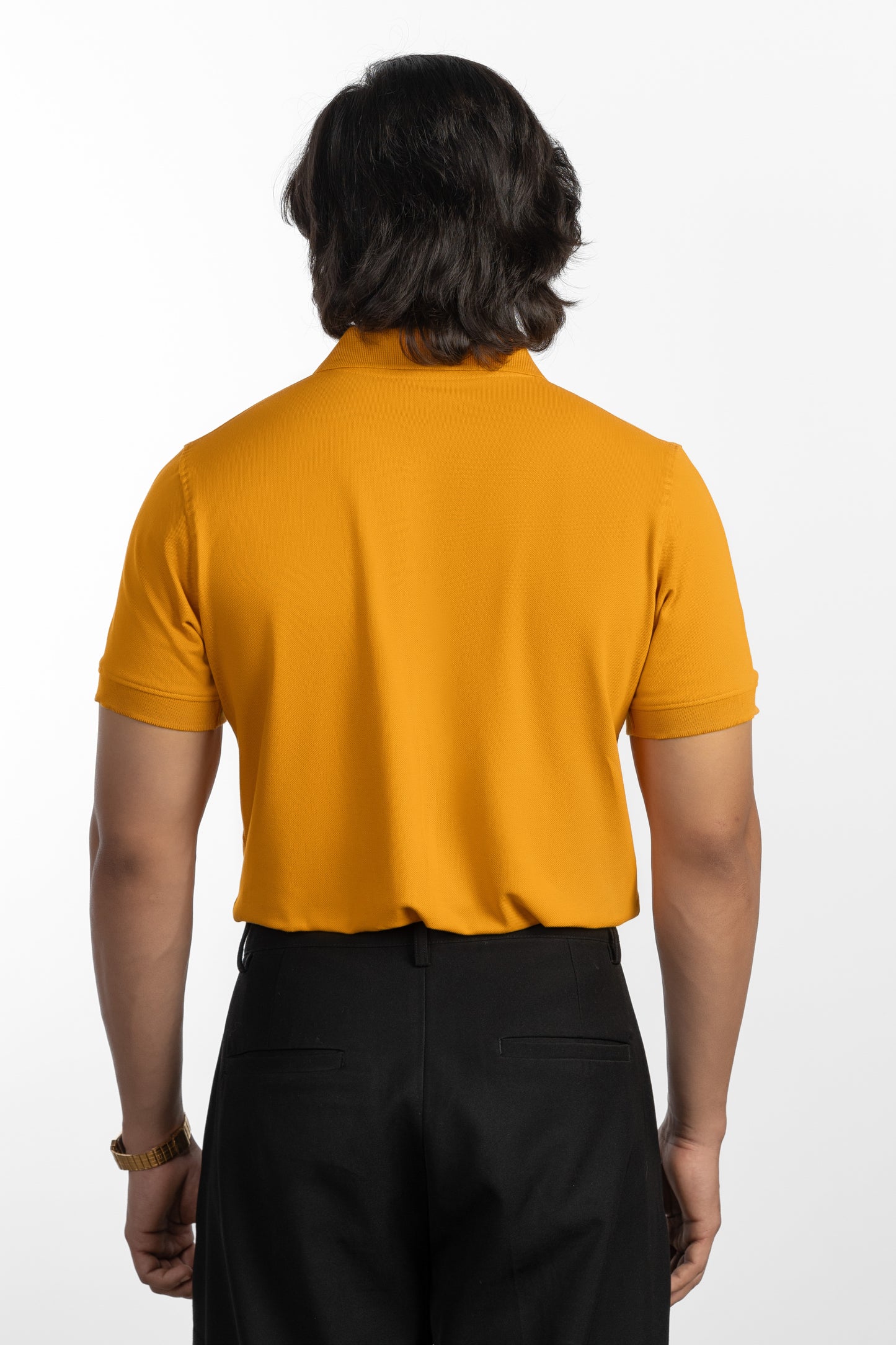 ESSENTIAL POCKET POLO - RICH GOLDEN YELLOW