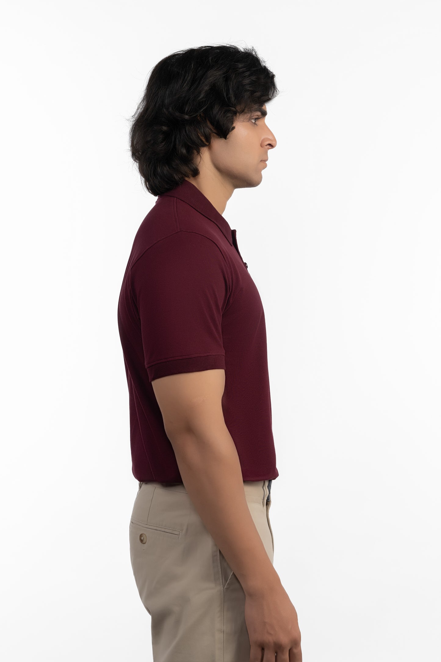 ESSENTIAL POCKET POLO - BURGUNDY WINE